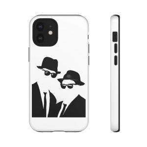 Singin' The Blues Phone Case - Black & White Design