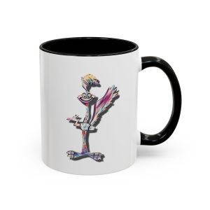 Colorful Cartoon Accent Coffee Mug - Perfect Gift for Animation Lovers