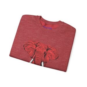 Gainesville Red Elephant - Adult Sweatshirt - Image 47