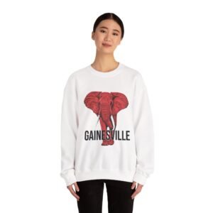 Gainesville Red Elephant - Adult Sweatshirt - Image 4