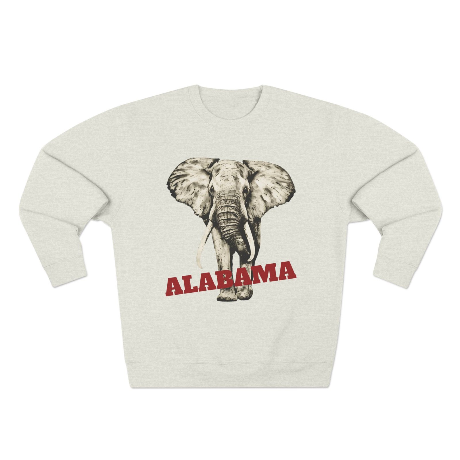 Elephant Art w/Custom Text Sweatshirt - Image 13