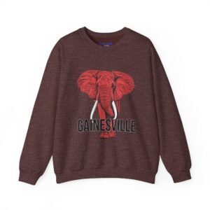 Gainesville Red Elephant - Adult Sweatshirt - Image 9