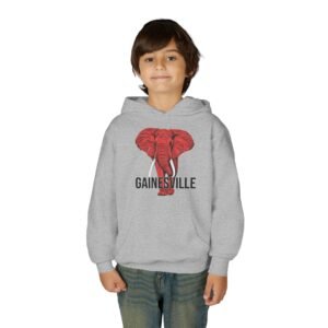 Gainesville Red Elephant - Youth Hoodie - Image 11