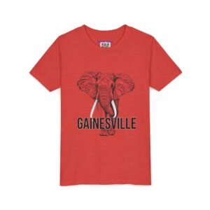Gainesville Red Elephant - Youth Tee - Image 31