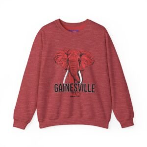 Gainesville Red Elephant - Adult Sweatshirt - Image 45