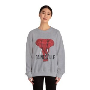 Gainesville Red Elephant - Adult Sweatshirt - Image 24