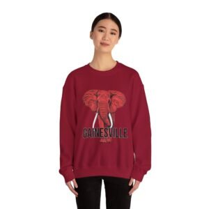 Gainesville Red Elephant - Adult Sweatshirt - Image 52