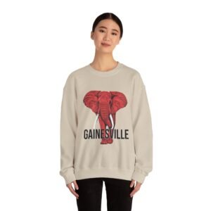 Gainesville Red Elephant - Adult Sweatshirt - Image 20