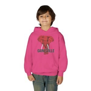 Gainesville Red Elephant - Youth Hoodie - Image 31