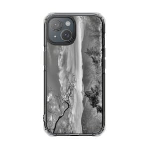 Magnetic Clear Impact Phone Case, with Custom Art