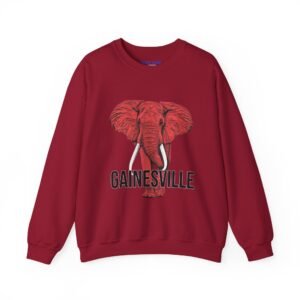 Gainesville Red Elephant - Adult Sweatshirt - Image 49