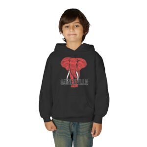 Gainesville Red Elephant - Youth Hoodie - Image 7