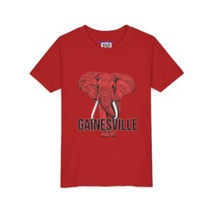 Gainesville Red Elephant - Youth Tee - Image 35