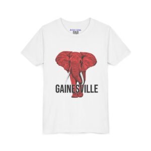 Gainesville Red Elephant - Youth Tee - Image 3