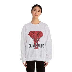Gainesville Red Elephant - Adult Sweatshirt - Image 8