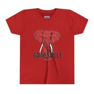 Gainesville Red Elephant - Youth Tee - Image 33