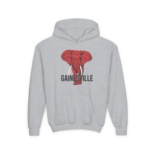Gainesville Red Elephant - Youth Hoodie - Image 9