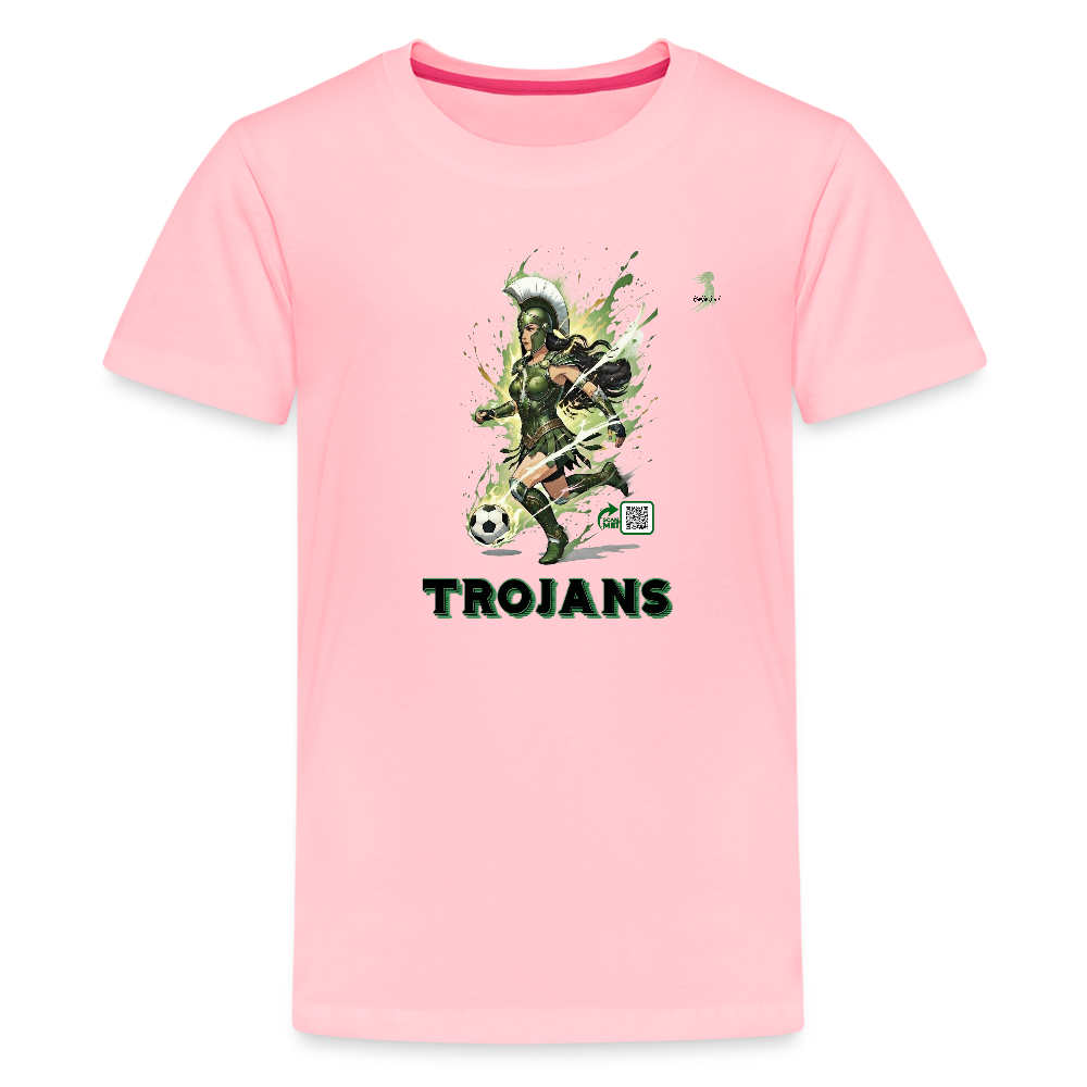 Girls Trojan Soccer Tee