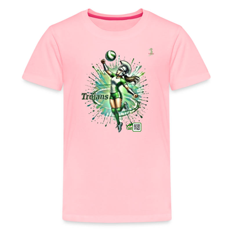 Girls Trojan Volleyball Tee
