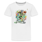 Girls Trojan Basketball Tee
