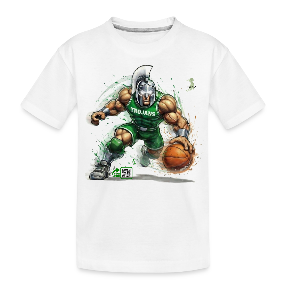 Boys Trojan Basketball Tee