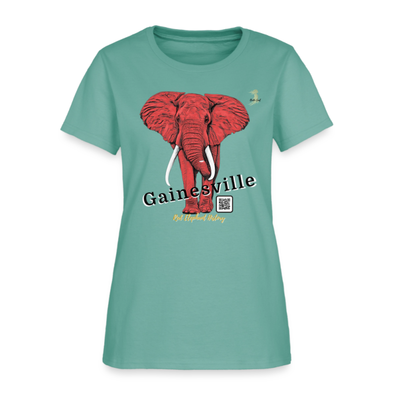 Women's Red Elephant History Tee