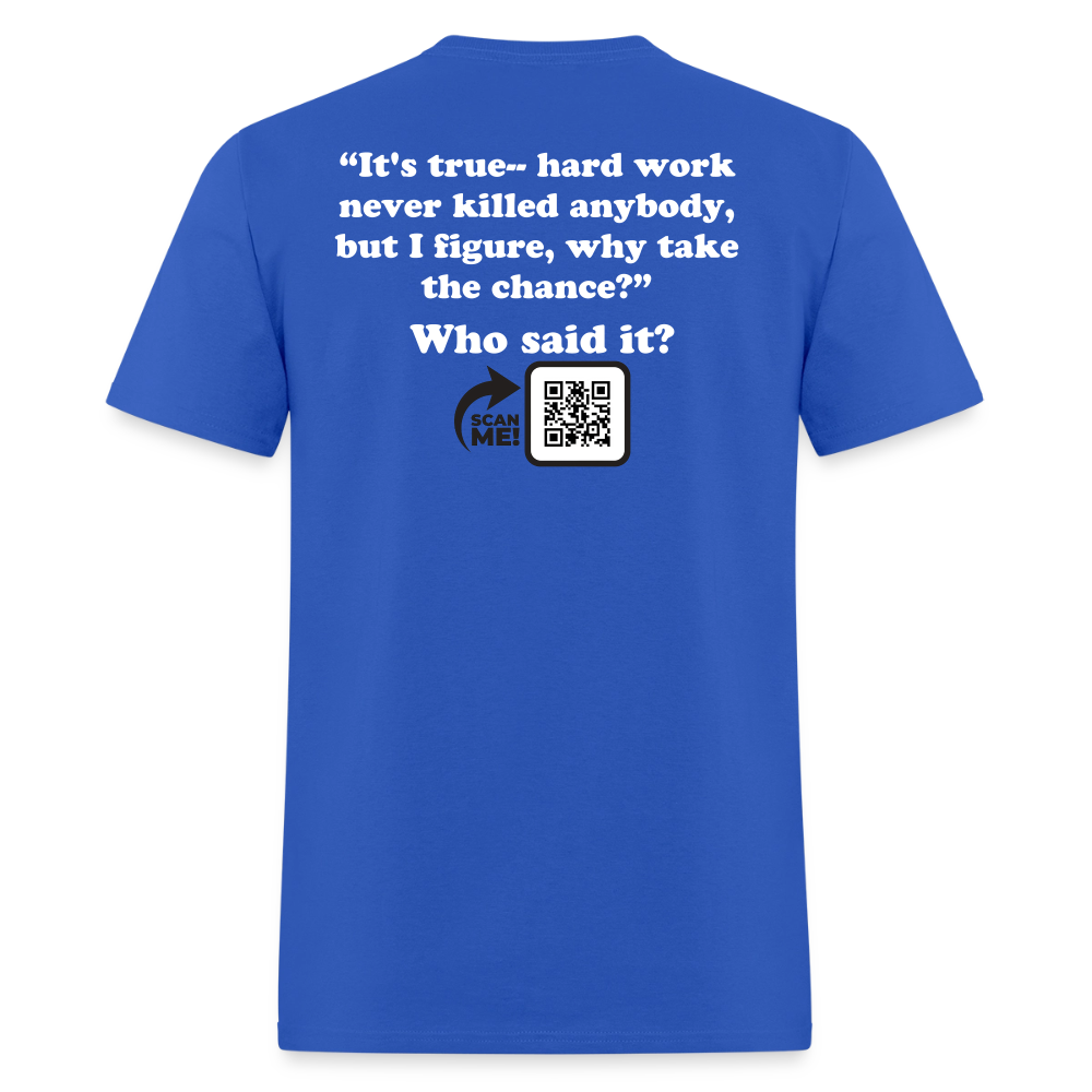 Ronald Reagan - Hard Work Never Killed....