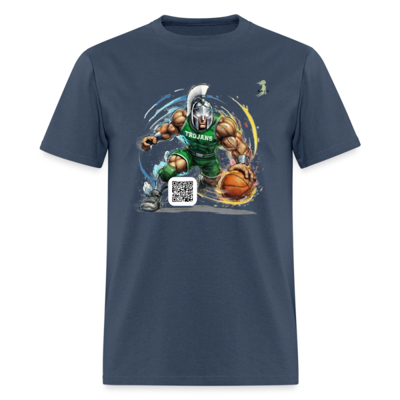Adult Trojans Basketball Tee