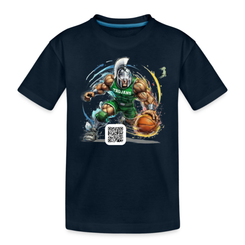 Boys Trojan Basketball Tee