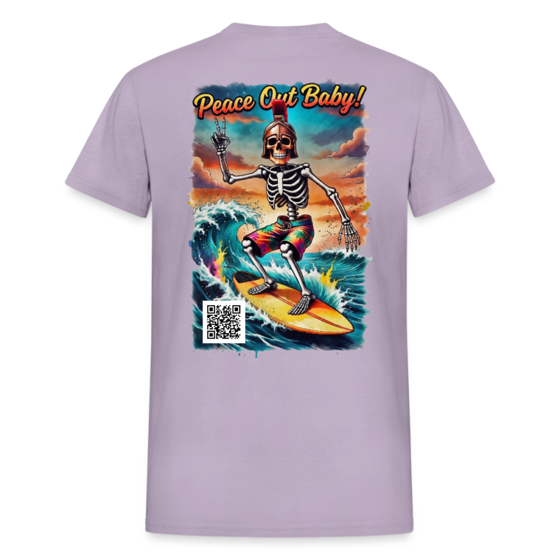 "Peace Out, Baby!" Skeleton Tee